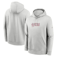 San Francisco 49ers Edge Pack French Terry Club Pullover Hoodie Gray