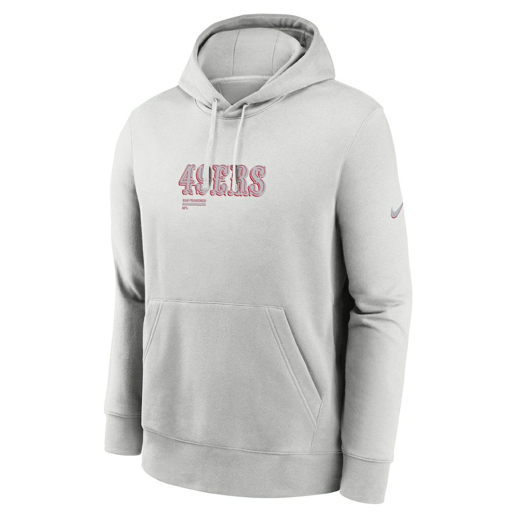 San Francisco 49ers Edge Pack French Terry Club Pullover Hoodie Gray