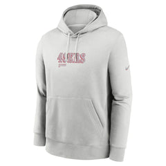 San Francisco 49ers Edge Pack French Terry Club Pullover Hoodie Gray