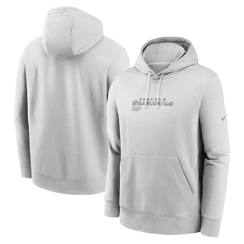 Seattle Seahawks Edge Pack French Terry Club Pullover Hoodie Gray