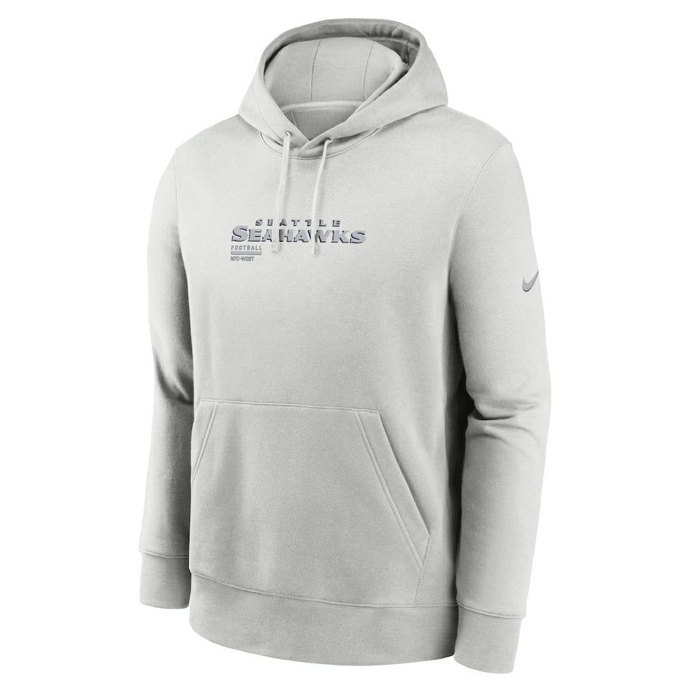 Seattle Seahawks Edge Pack French Terry Club Pullover Hoodie Gray