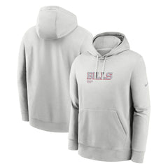 Buffalo Bills Edge Pack French Terry Club Pullover Hoodie Gray