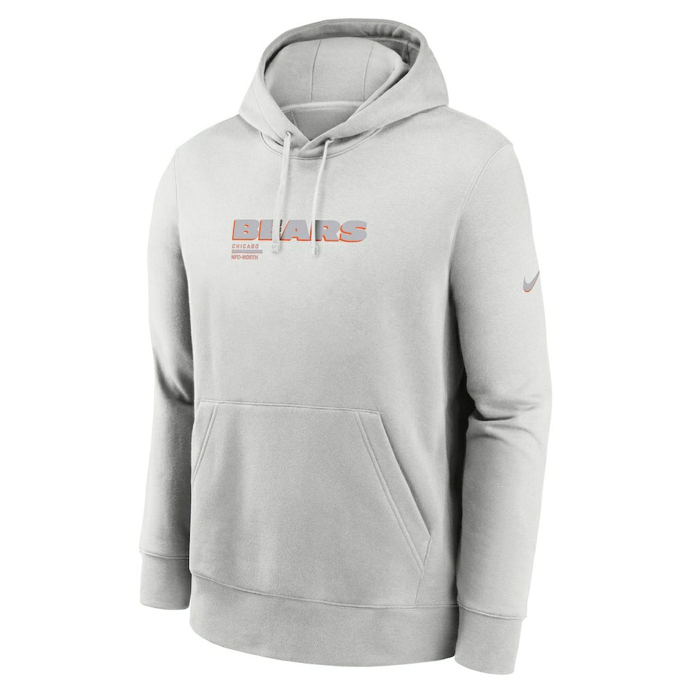 Chicago Bears Edge Pack French Terry Club Pullover Hoodie Gray