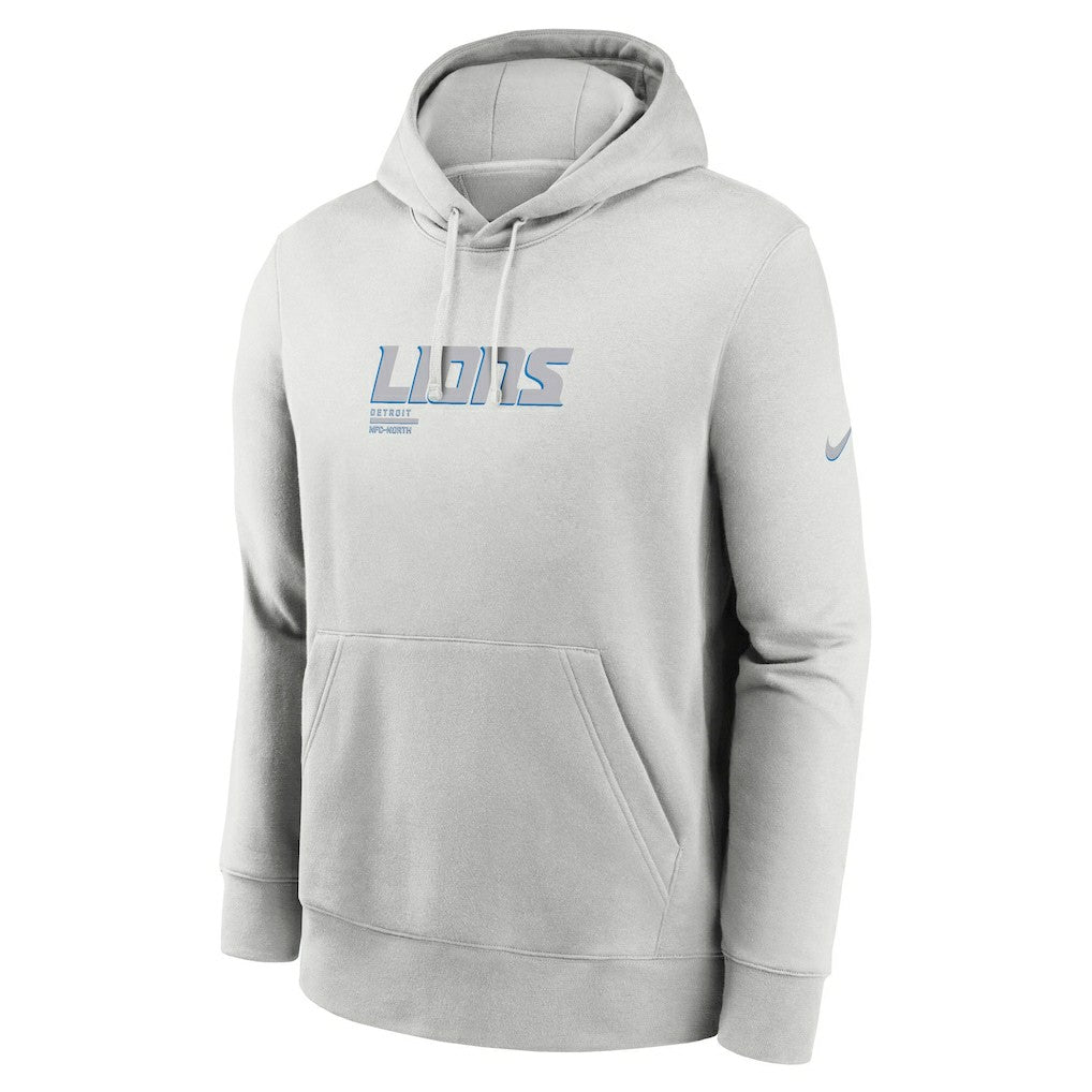 Detroit Lions Edge Pack French Terry Club Pullover Hoodie Gray