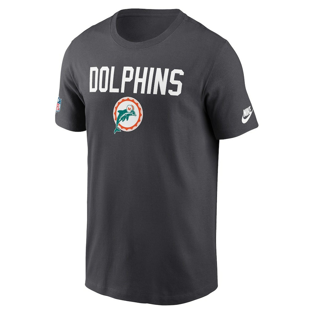 Miami Dolphins Alt Pack Onside Conversion Performance T-Shirt Anthracite