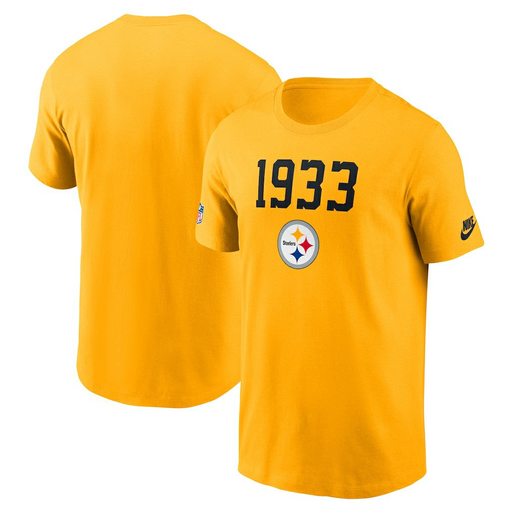 Pittsburgh Steelers 1933 Alt Pack Onside Conversion Performance T-Shirt Gold