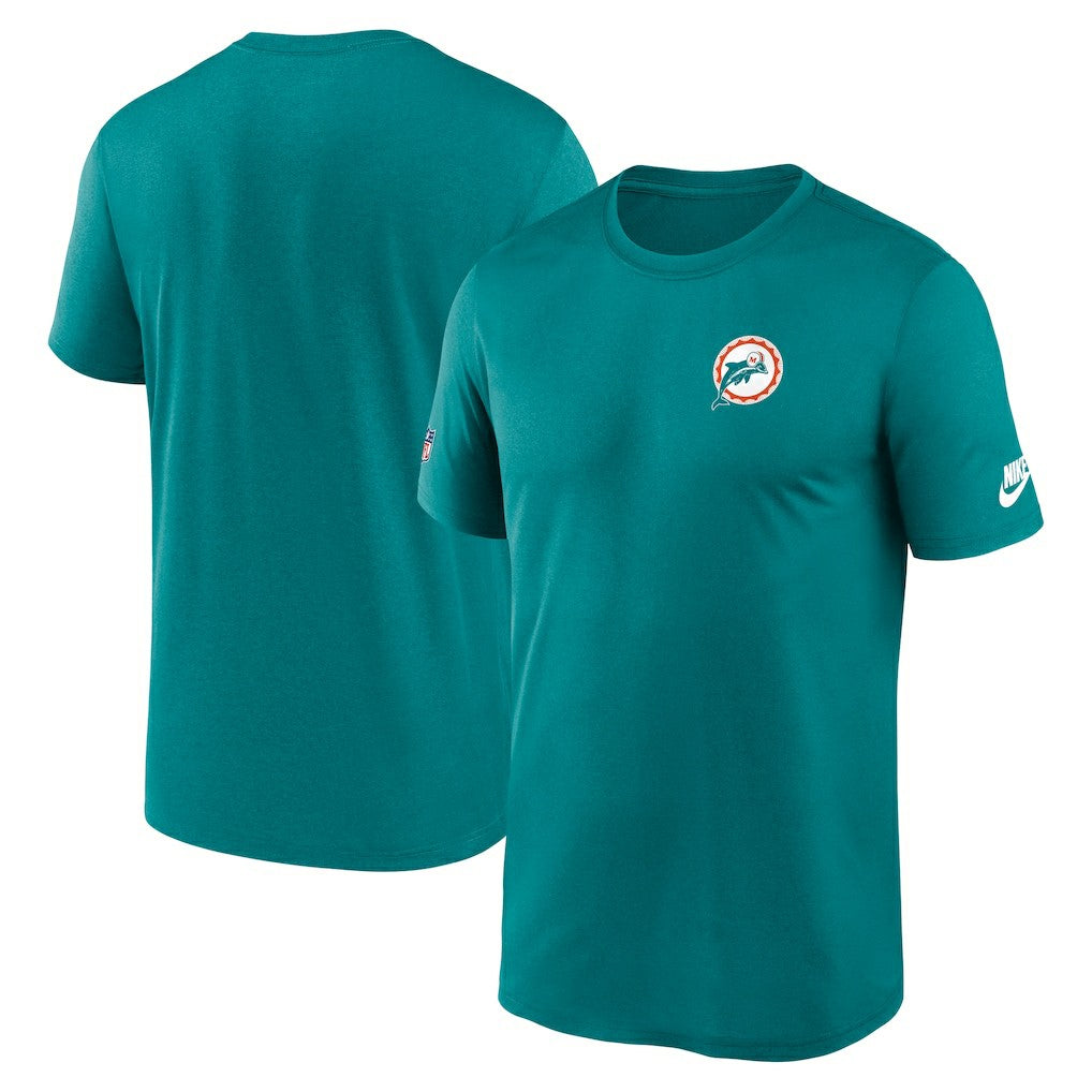 Miami Dolphins Sideline Alt Pack Legend Dri-FIT T-Shirt Aqua