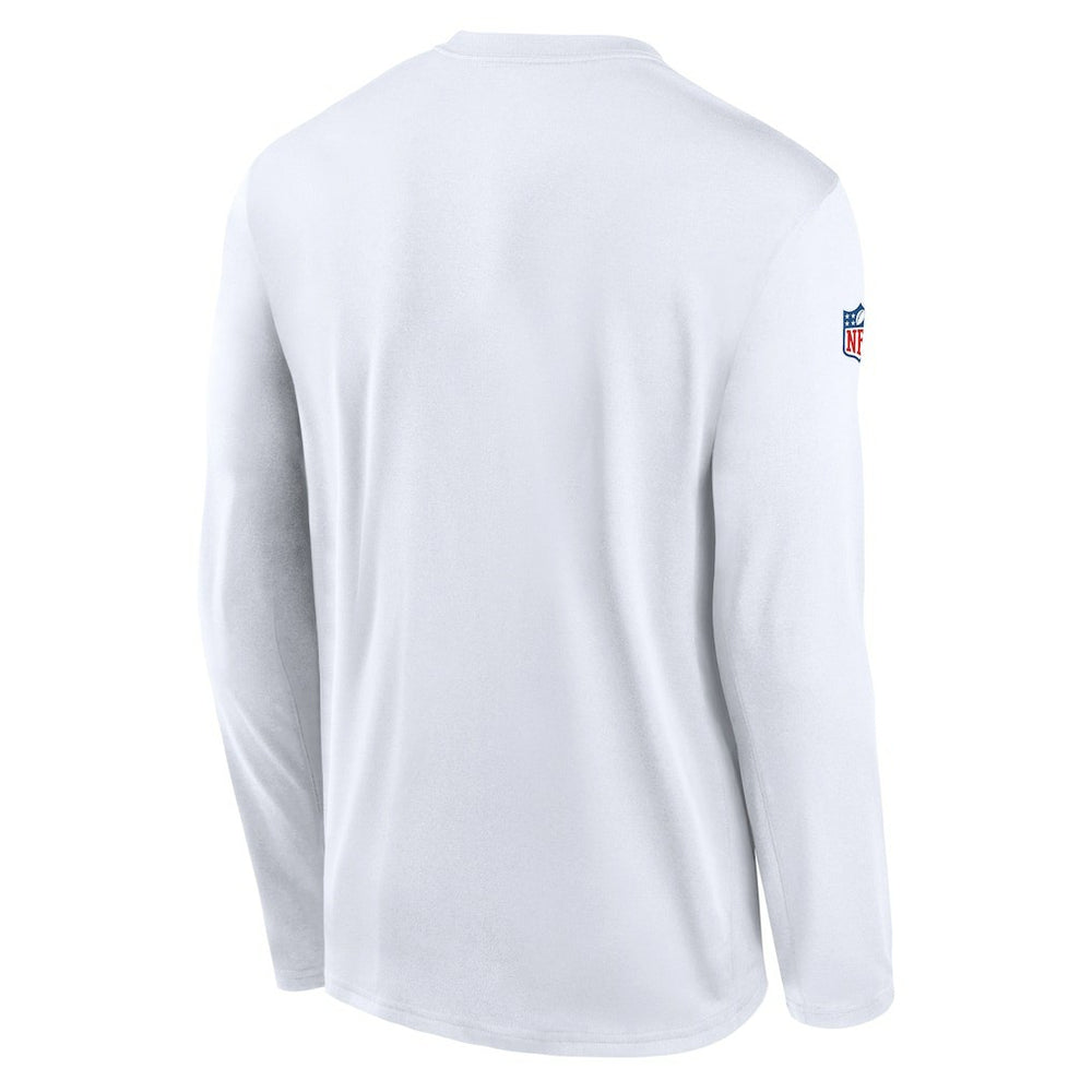 New York Jets Legend Small Logo Dri-FIT Long Sleeve T-Shirt White