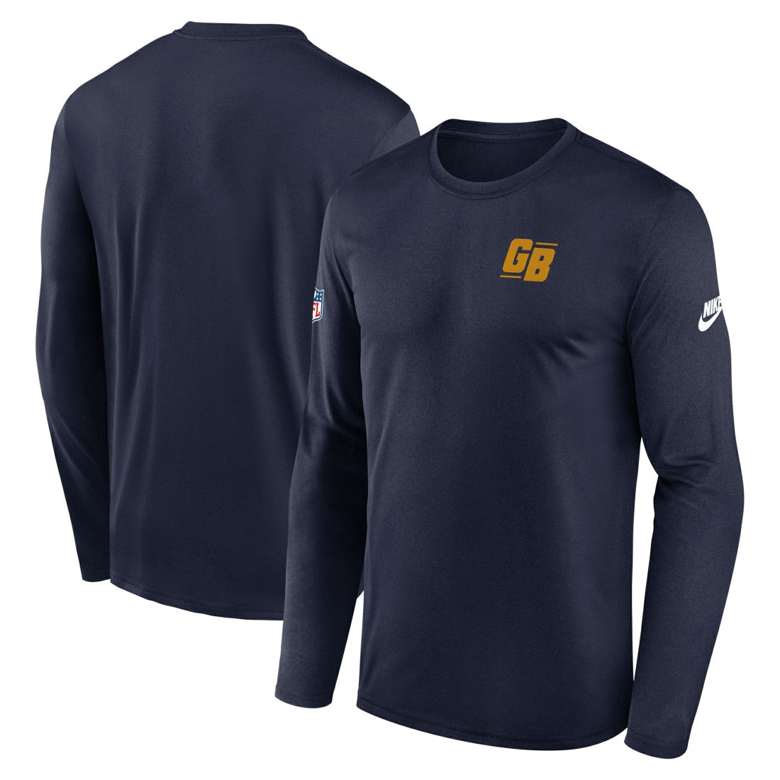 Green Bay Packers Legend Small Logo Dri-FIT Long Sleeve T-Shirt Navy