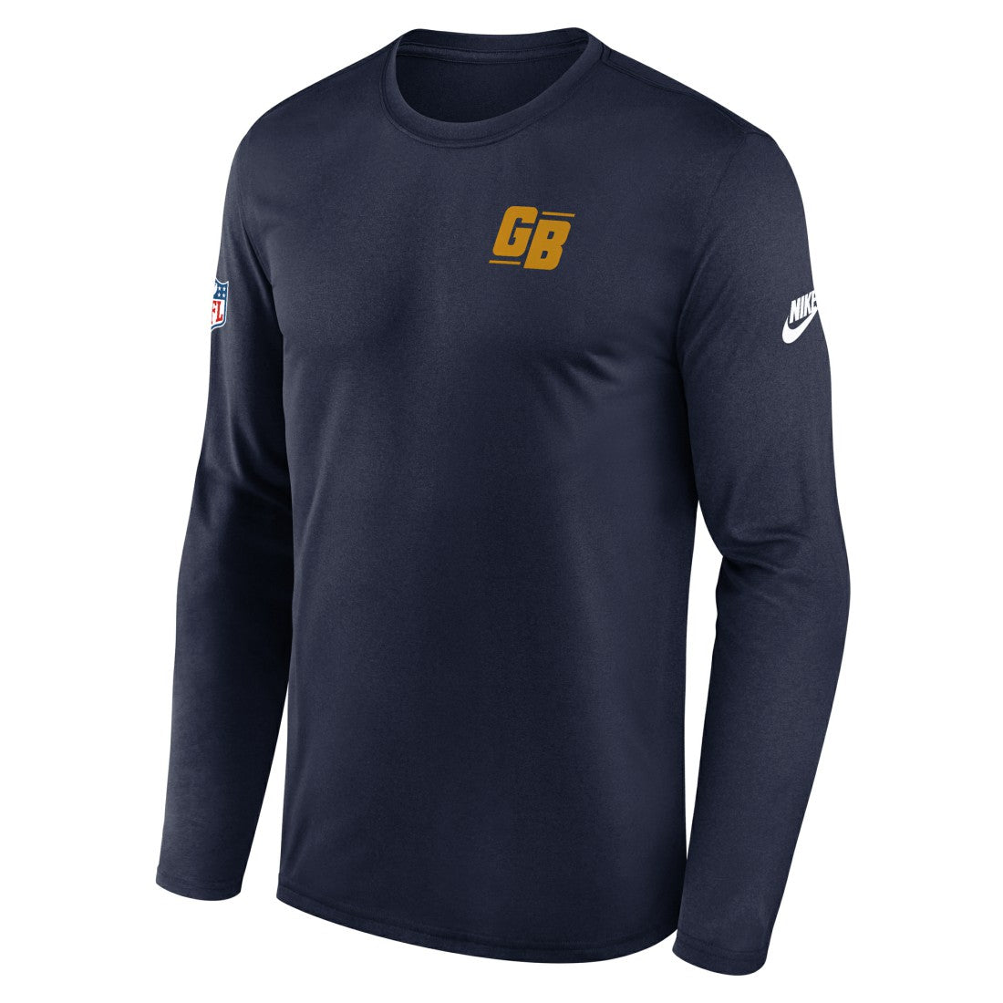Green Bay Packers Legend Small Logo Dri-FIT Long Sleeve T-Shirt Navy