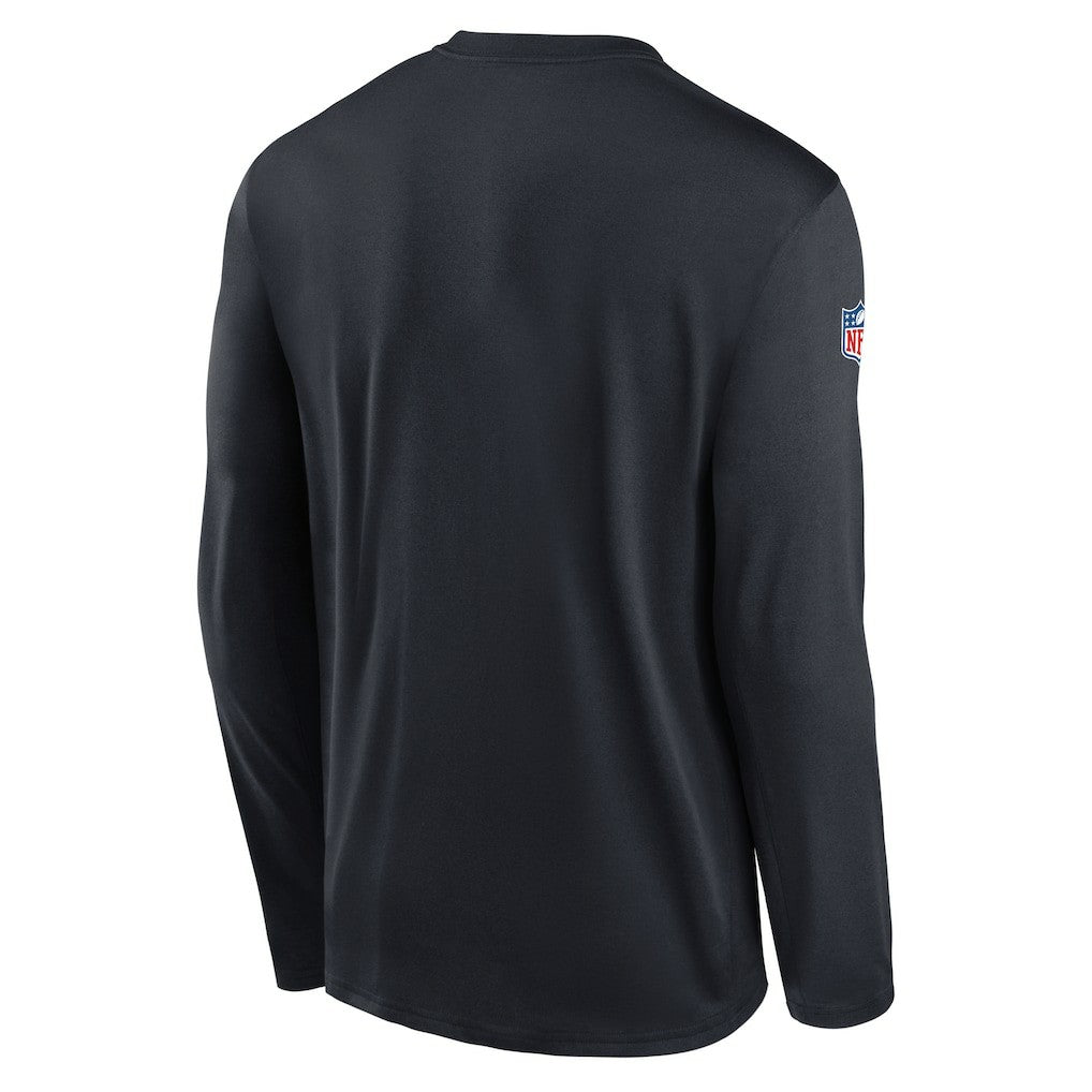 Houston Texans Legend Small Logo Dri-FIT Long Sleeve T-Shirt Navy