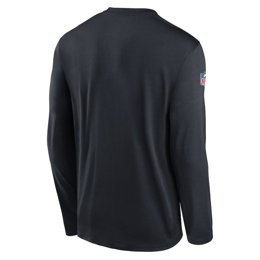 Houston Texans Legend Small Logo Dri-FIT Long Sleeve T-Shirt Navy