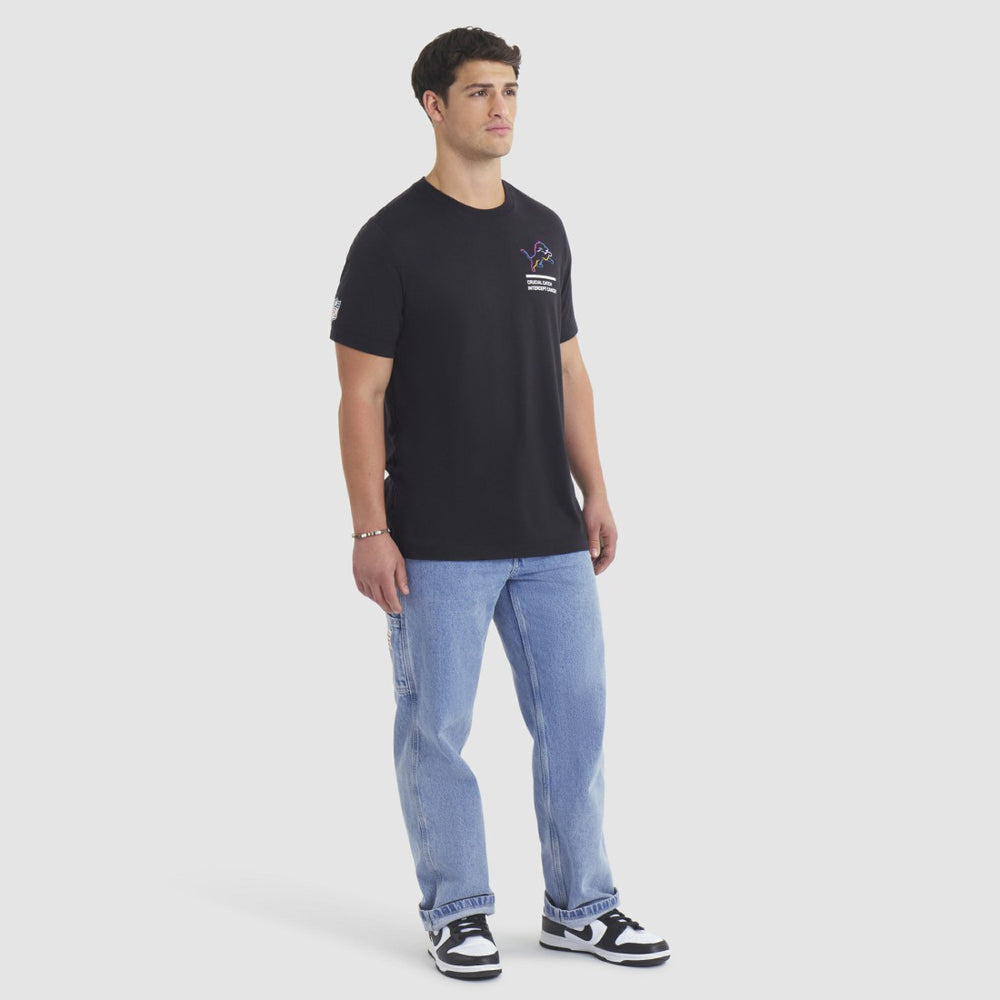 Detroit Lions 2025 NFL Crucial Catch Tri-Blend Dri-FIT T-Shirt Black