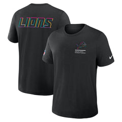 Detroit Lions 2025 NFL Crucial Catch Tri-Blend Dri-FIT T-Shirt Black
