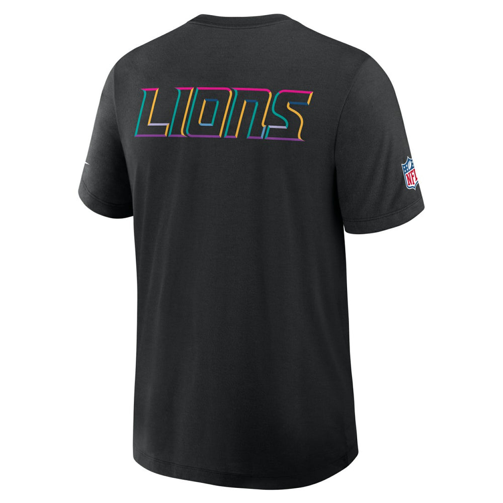 Detroit Lions 2025 NFL Crucial Catch Tri-Blend Dri-FIT T-Shirt Black