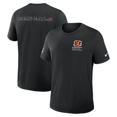 Cincinnati Bengals 2025 NFL Crucial Catch Tri-Blend Dri-FIT T-Shirt Black