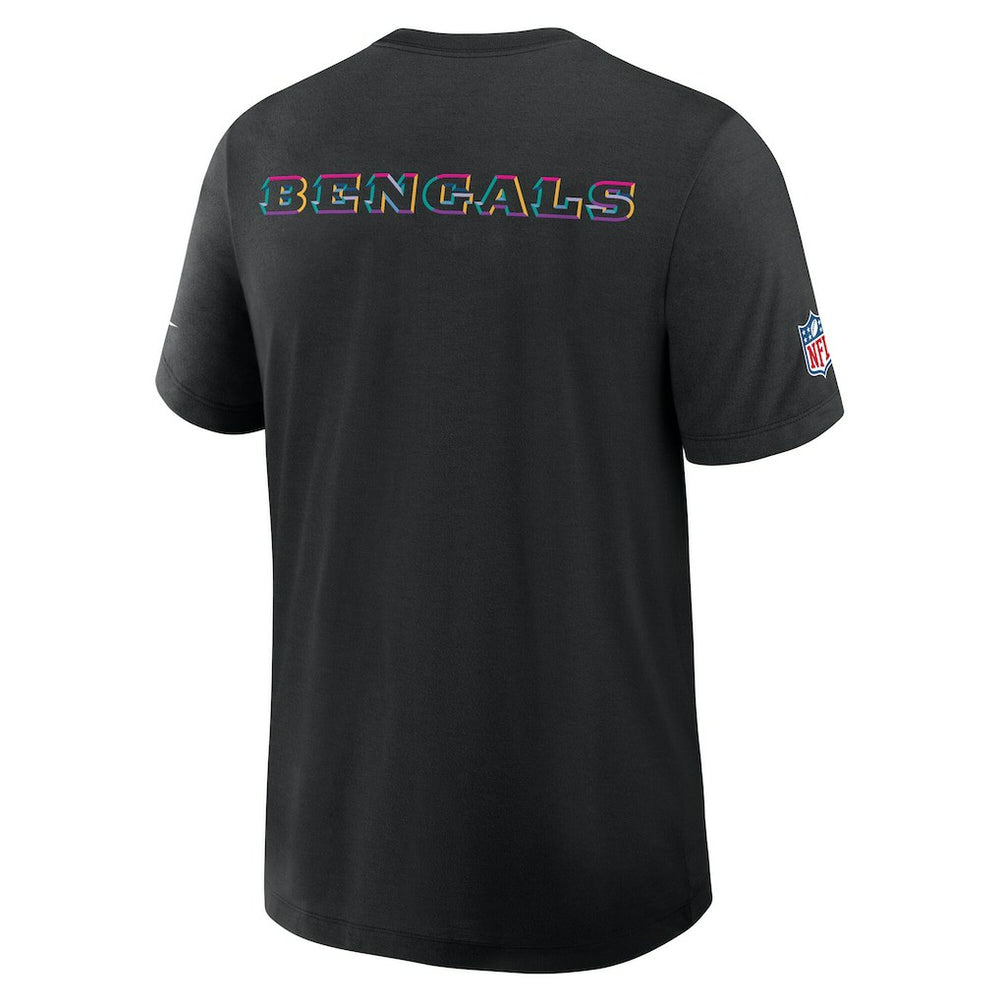 Cincinnati Bengals 2025 NFL Crucial Catch Tri-Blend Dri-FIT T-Shirt Black