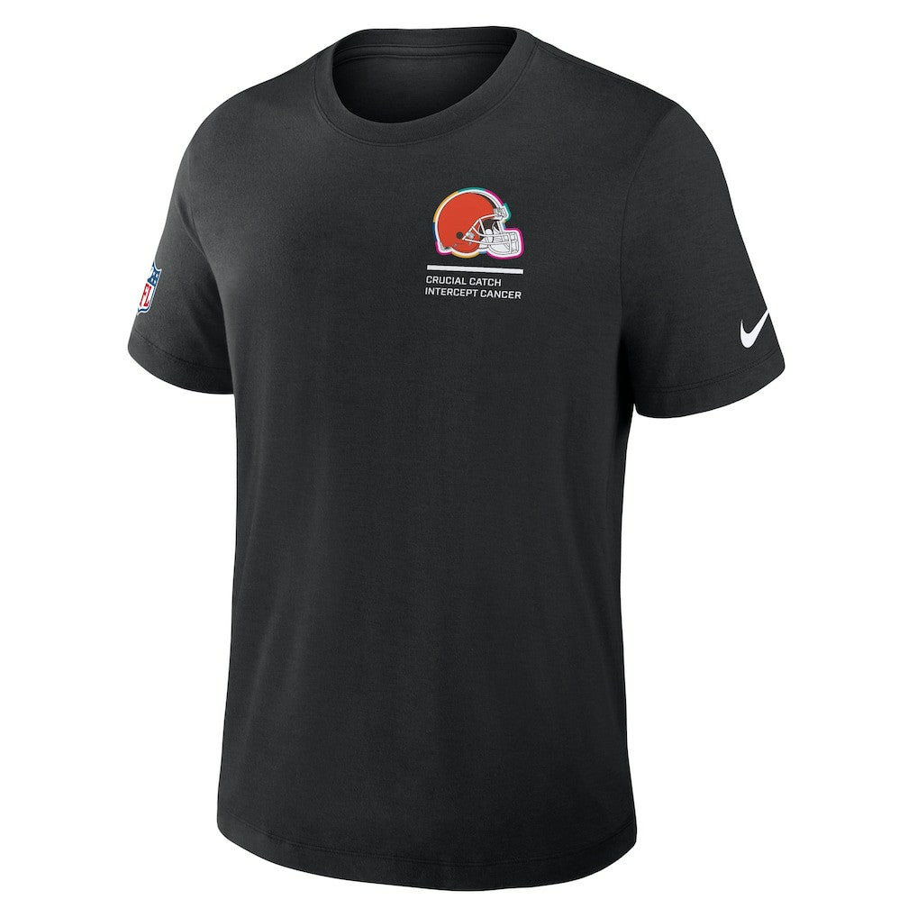 Cleveland Browns 2025 NFL Crucial Catch Tri-Blend Dri-FIT T-Shirt Black