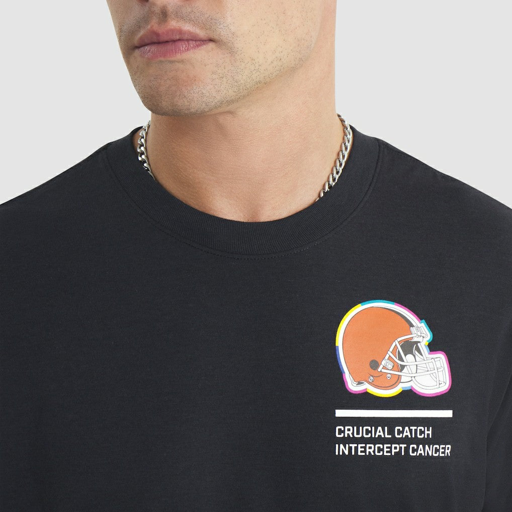 Cleveland Browns 2025 NFL Crucial Catch Tri-Blend Dri-FIT T-Shirt Black