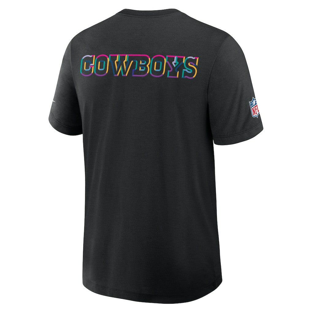 Dallas Cowboys 2025 NFL Crucial Catch Tri-Blend Dri-FIT T-Shirt Black