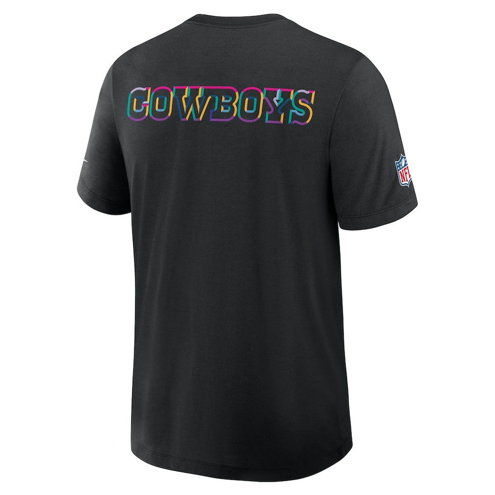 Dallas Cowboys 2025 NFL Crucial Catch Tri-Blend Dri-FIT T-Shirt Black