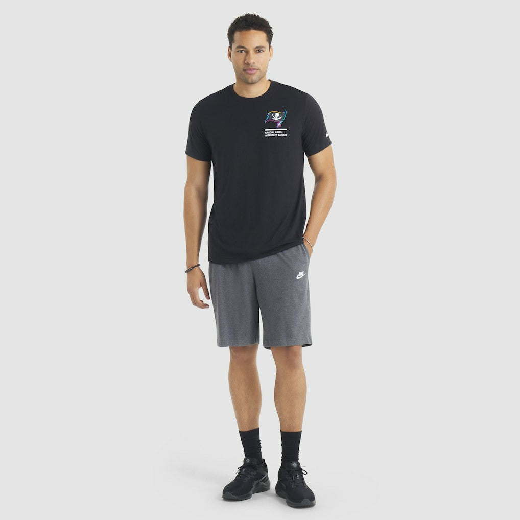 Tampa Bay Buccaneers 2025 NFL Crucial Catch Tri-Blend Dri-FIT T-Shirt Black