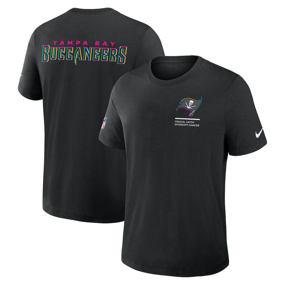 Tampa Bay Buccaneers 2025 NFL Crucial Catch Tri-Blend Dri-FIT T-Shirt Black
