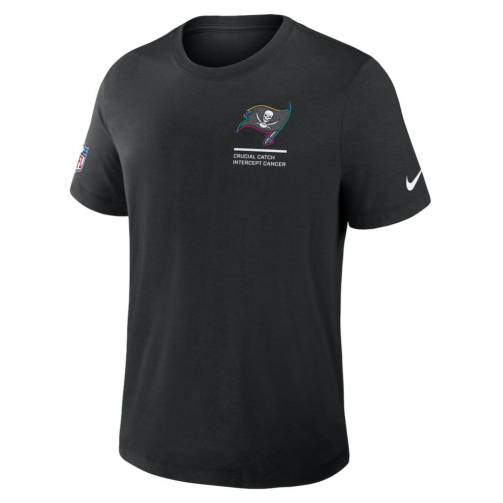 Tampa Bay Buccaneers 2025 NFL Crucial Catch Tri-Blend Dri-FIT T-Shirt Black