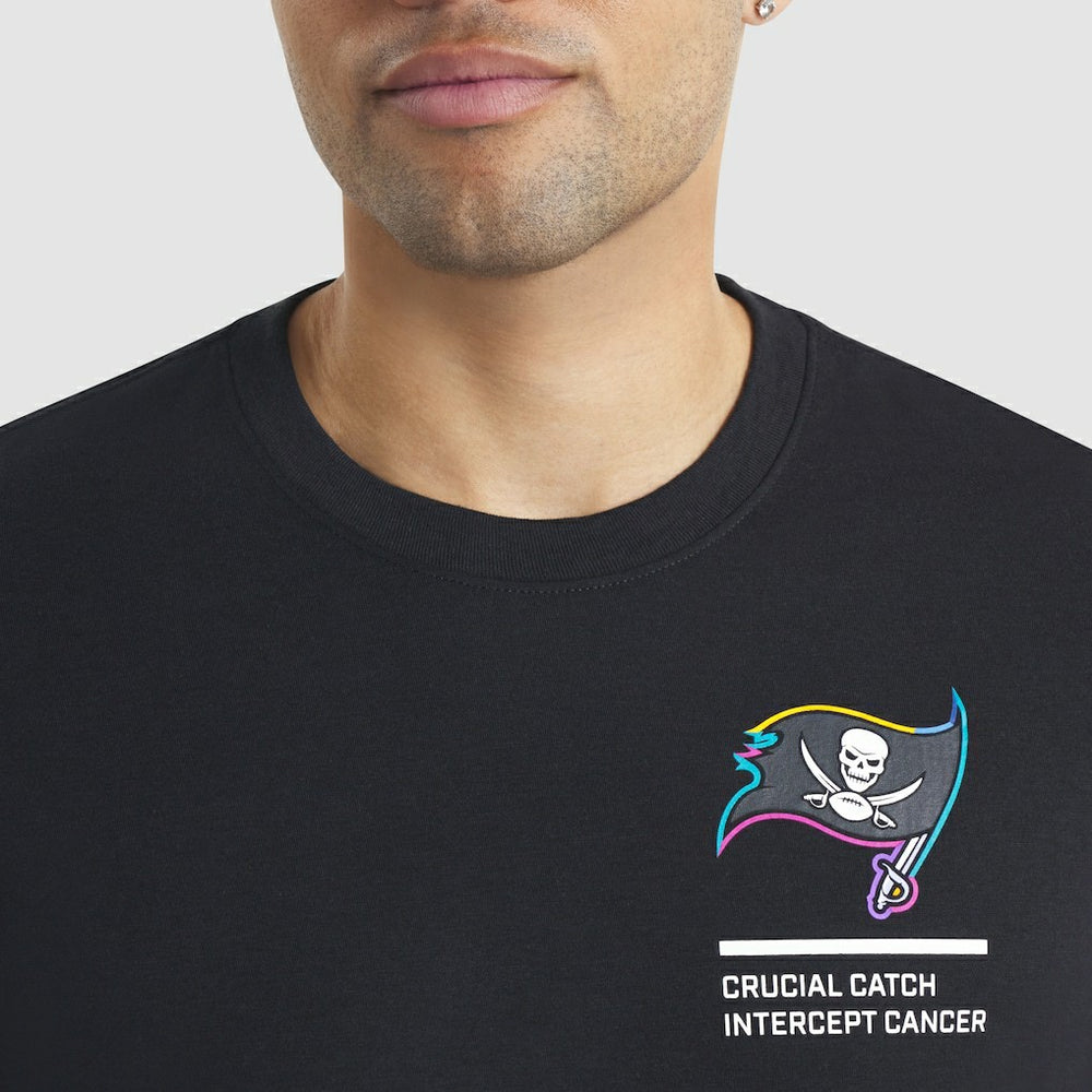 Tampa Bay Buccaneers 2025 NFL Crucial Catch Tri-Blend Dri-FIT T-Shirt Black