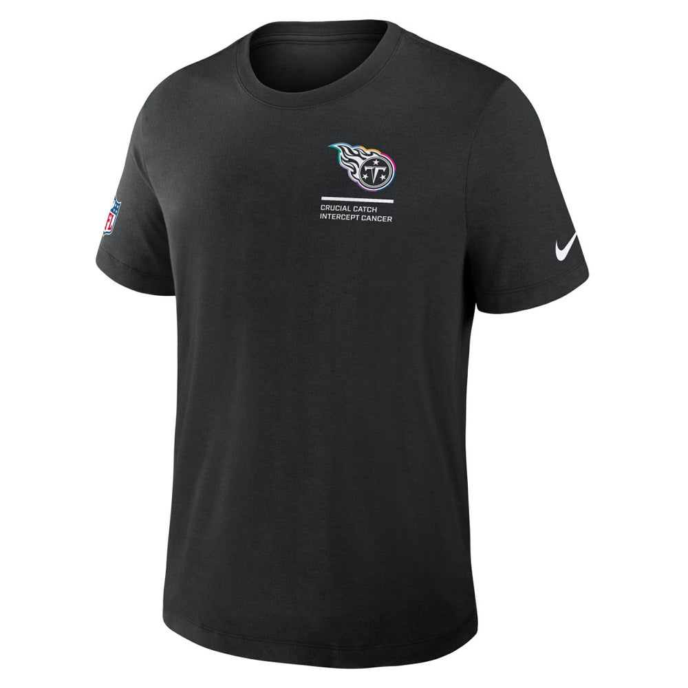 Tennessee Titans 2025 NFL Crucial Catch Tri-Blend Dri-FIT T-Shirt Black