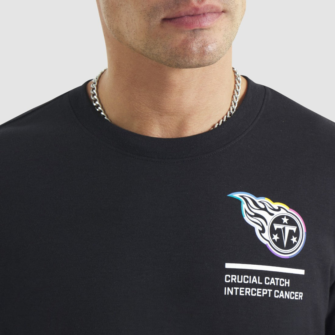 Tennessee Titans 2025 NFL Crucial Catch Tri-Blend Dri-FIT T-Shirt Black