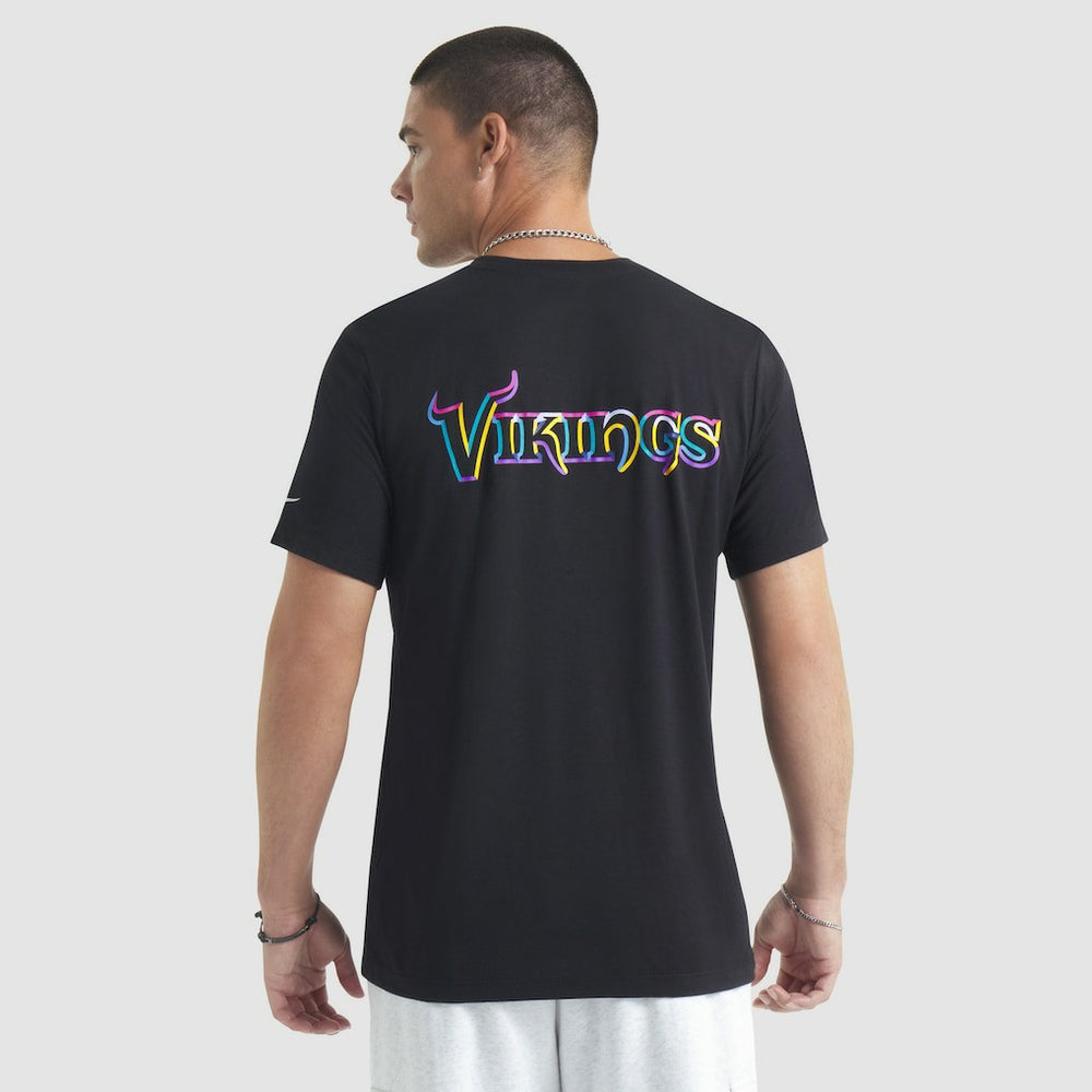 Minnesota Vikings 2025 NFL Crucial Catch Tri-Blend Dri-FIT T-Shirt Black