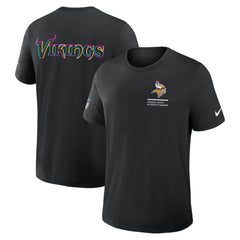 Minnesota Vikings 2025 NFL Crucial Catch Tri-Blend Dri-FIT T-Shirt Black