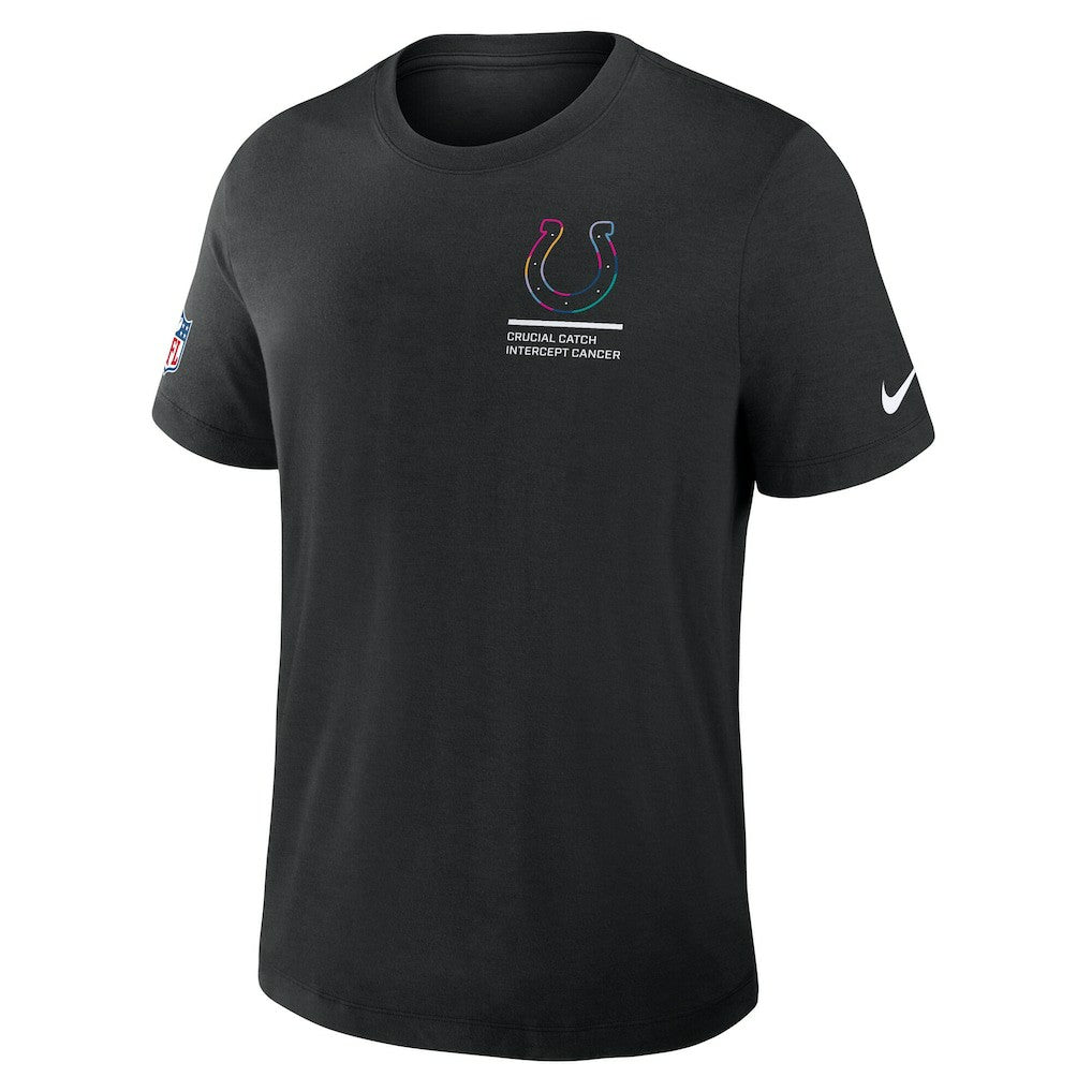 Indianapolis Colts 2025 NFL Crucial Catch Tri-Blend Dri-FIT T-Shirt Black