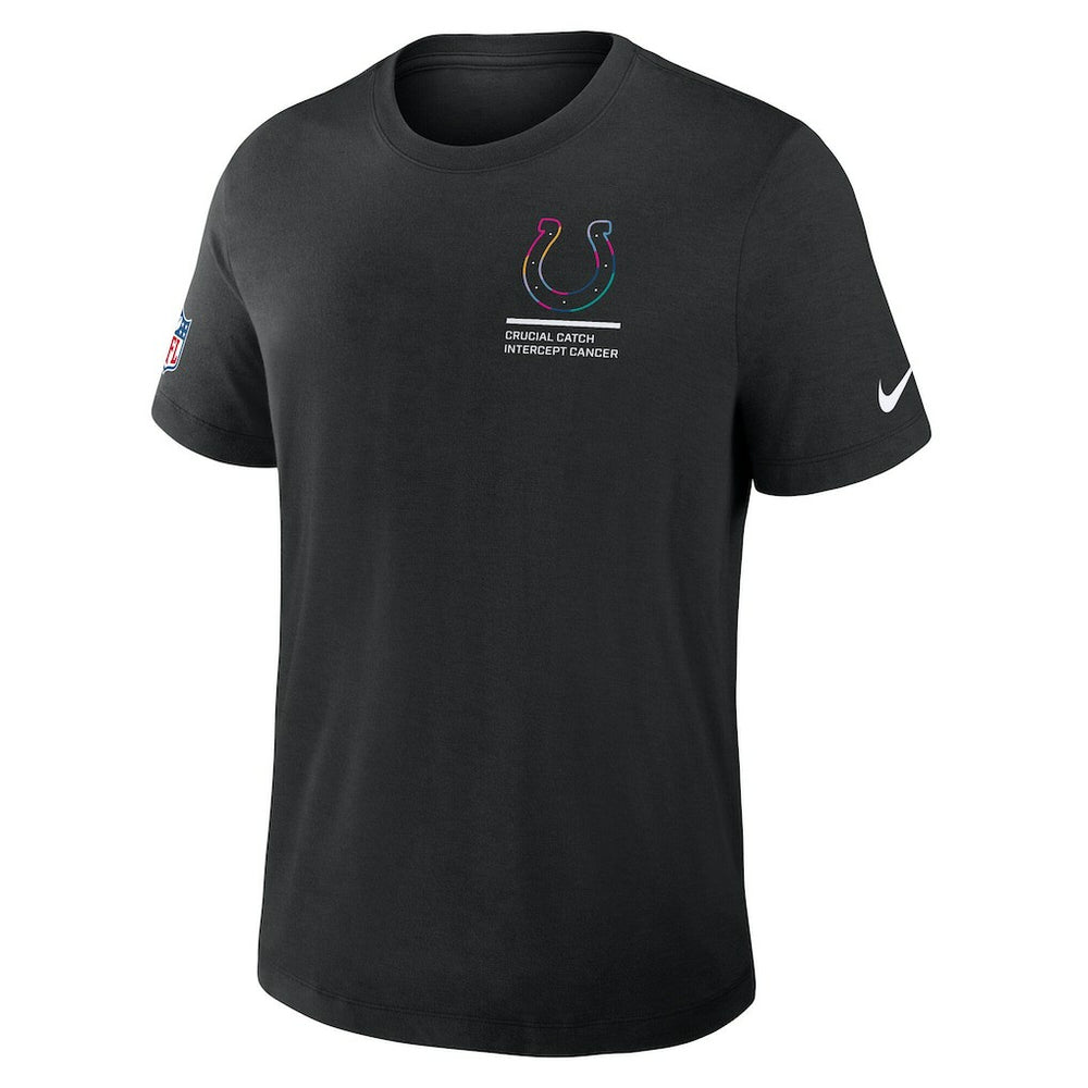 Indianapolis Colts 2025 NFL Crucial Catch Tri-Blend Dri-FIT T-Shirt Black