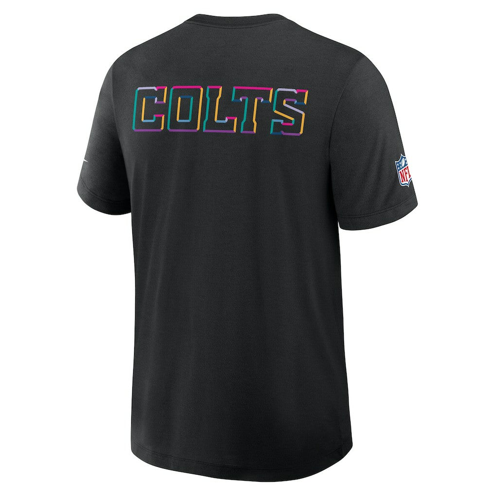 Indianapolis Colts 2025 NFL Crucial Catch Tri-Blend Dri-FIT T-Shirt Black