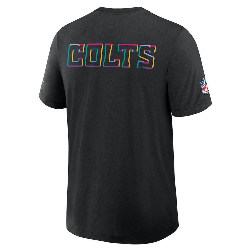 Indianapolis Colts 2025 NFL Crucial Catch Tri-Blend Dri-FIT T-Shirt Black
