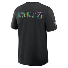 Indianapolis Colts 2025 NFL Crucial Catch Tri-Blend Dri-FIT T-Shirt Black
