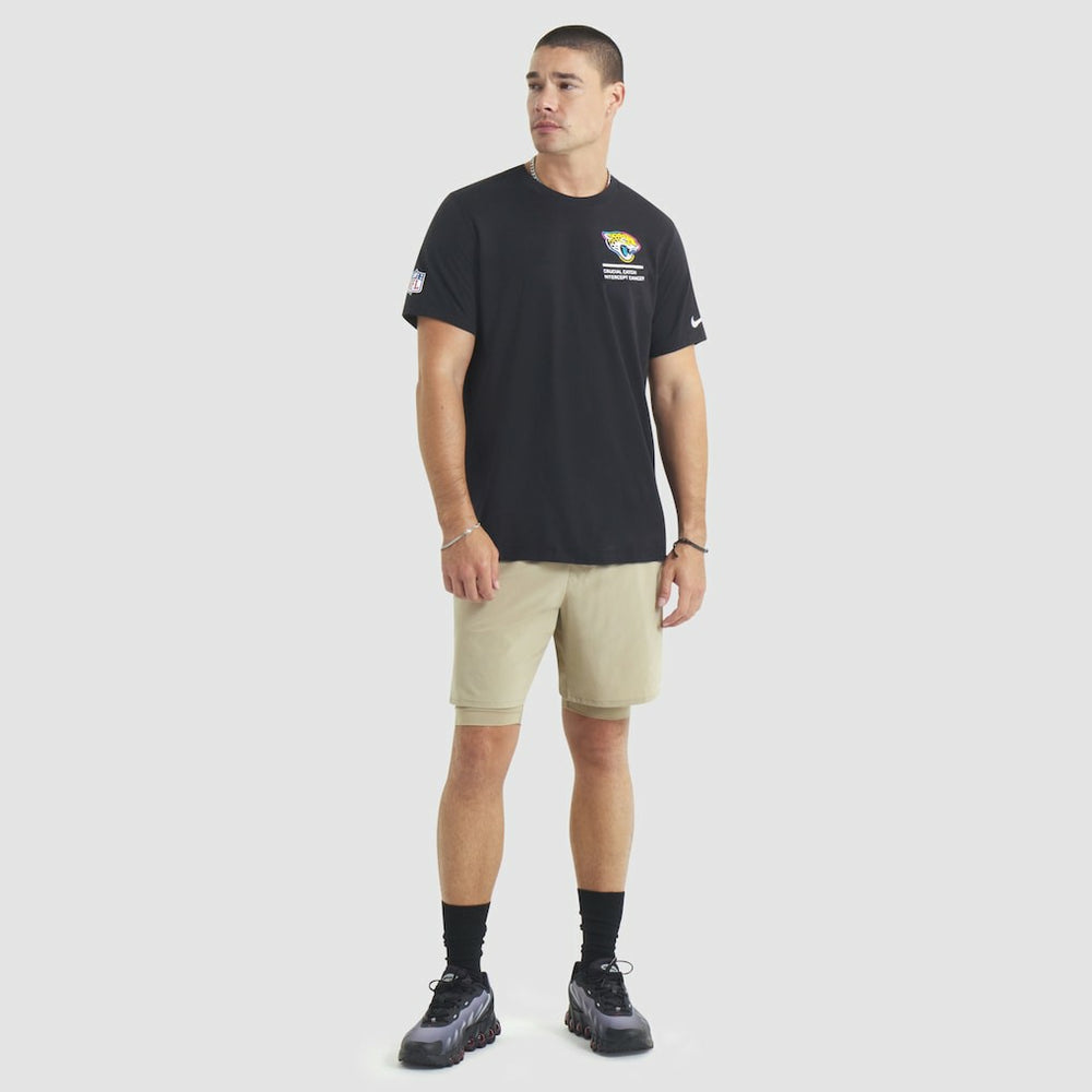 Jacksonville Jaguars 2025 NFL Crucial Catch Tri-Blend Dri-FIT T-Shirt Black