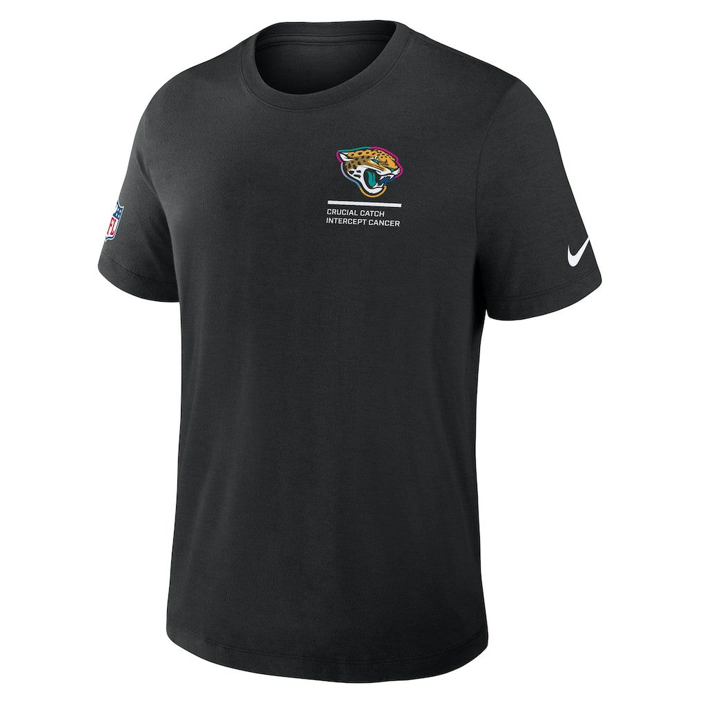 Jacksonville Jaguars 2025 NFL Crucial Catch Tri-Blend Dri-FIT T-Shirt Black