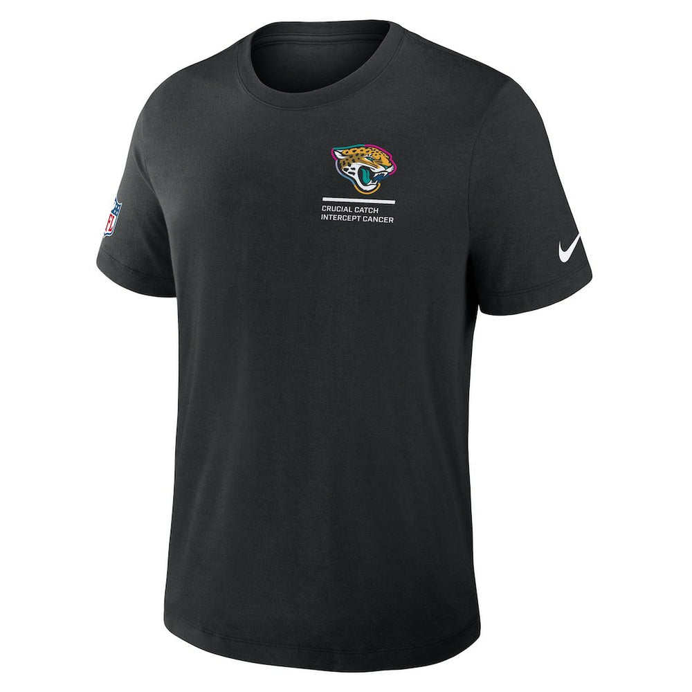 Jacksonville Jaguars 2025 NFL Crucial Catch Tri-Blend Dri-FIT T-Shirt Black