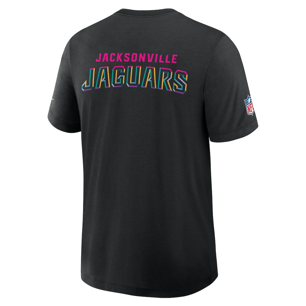 Jacksonville Jaguars 2025 NFL Crucial Catch Tri-Blend Dri-FIT T-Shirt Black
