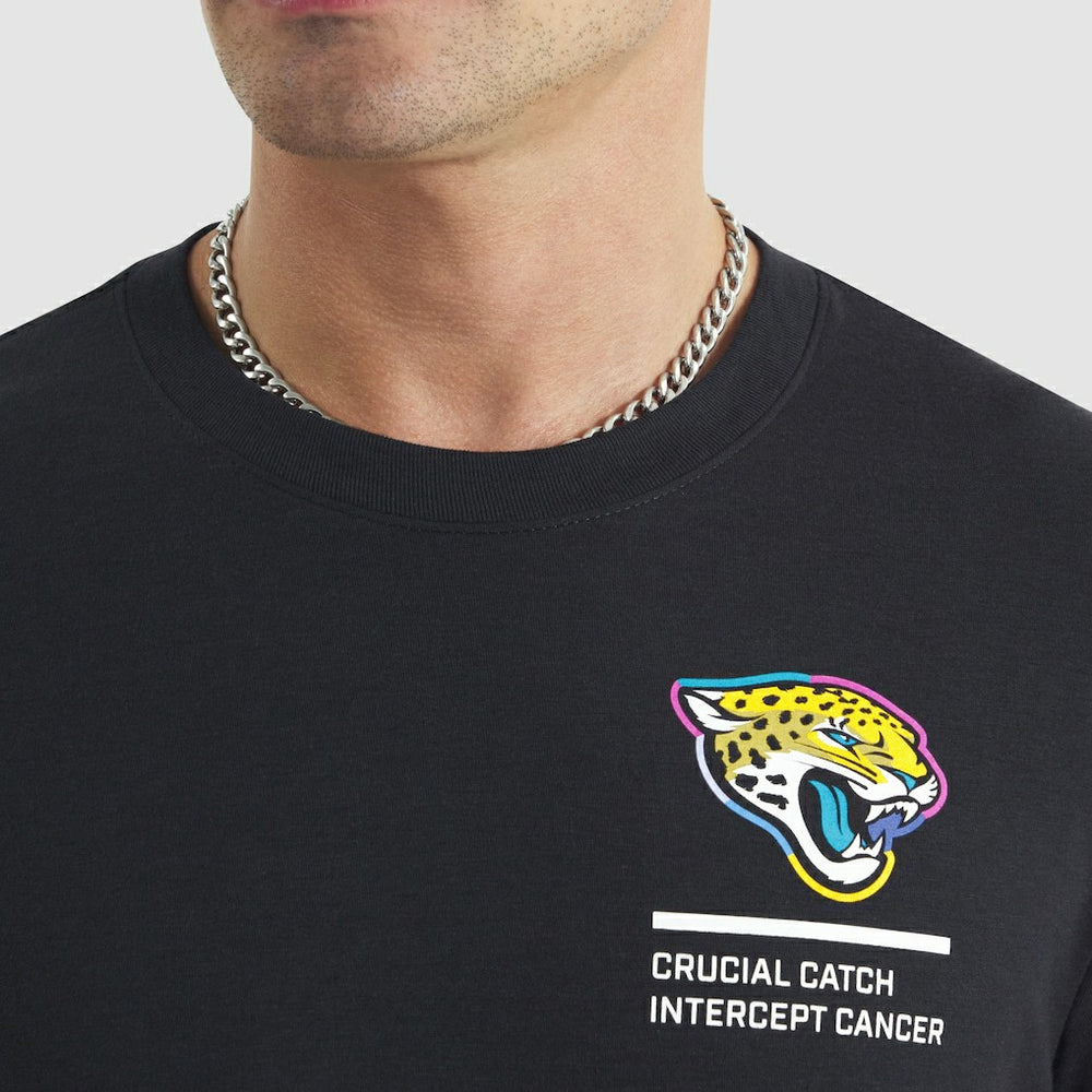 Jacksonville Jaguars 2025 NFL Crucial Catch Tri-Blend Dri-FIT T-Shirt Black