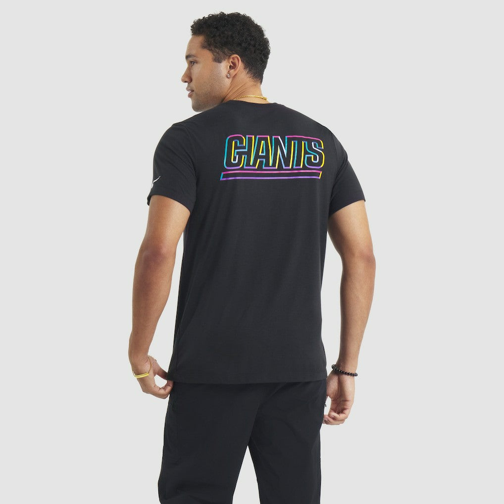 New York Giants 2025 NFL Crucial Catch Tri-Blend Dri-FIT T-Shirt Black