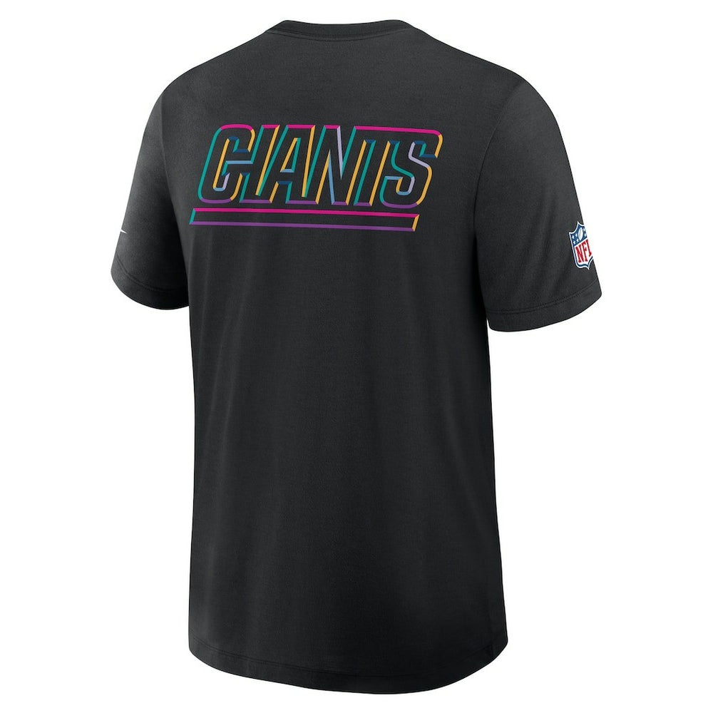 New York Giants 2025 NFL Crucial Catch Tri-Blend Dri-FIT T-Shirt Black