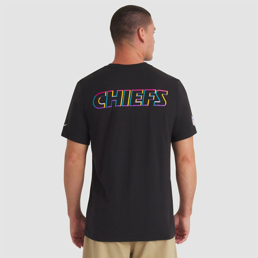Kansas City Chiefs 2025 NFL Crucial Catch Tri-Blend Dri-FIT T-Shirt Black