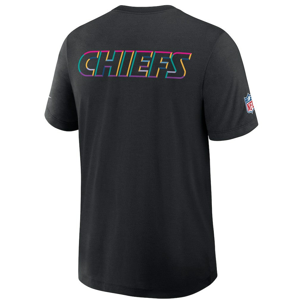 Kansas City Chiefs 2025 NFL Crucial Catch Tri-Blend Dri-FIT T-Shirt Black