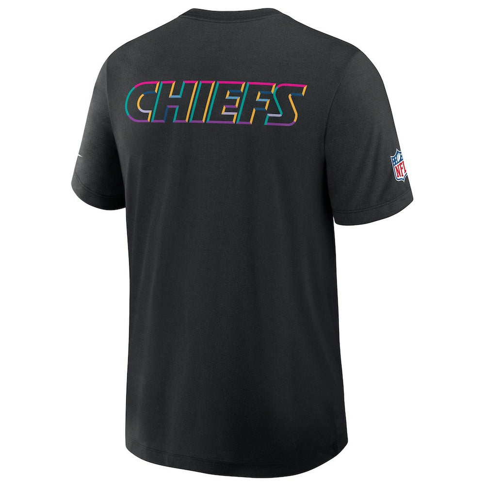 Kansas City Chiefs 2025 NFL Crucial Catch Tri-Blend Dri-FIT T-Shirt Black