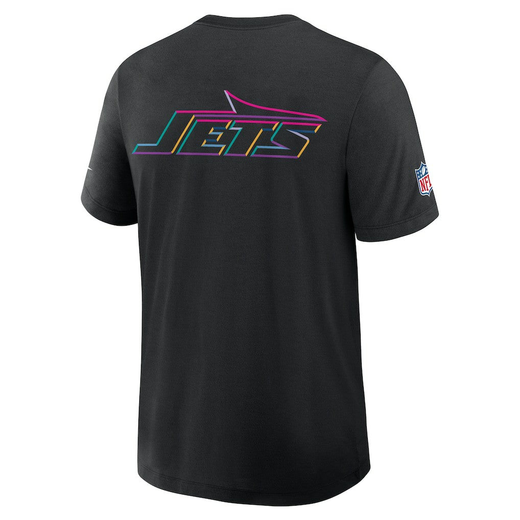 New York Jets 2025 NFL Crucial Catch Tri-Blend Dri-FIT T-Shirt Black