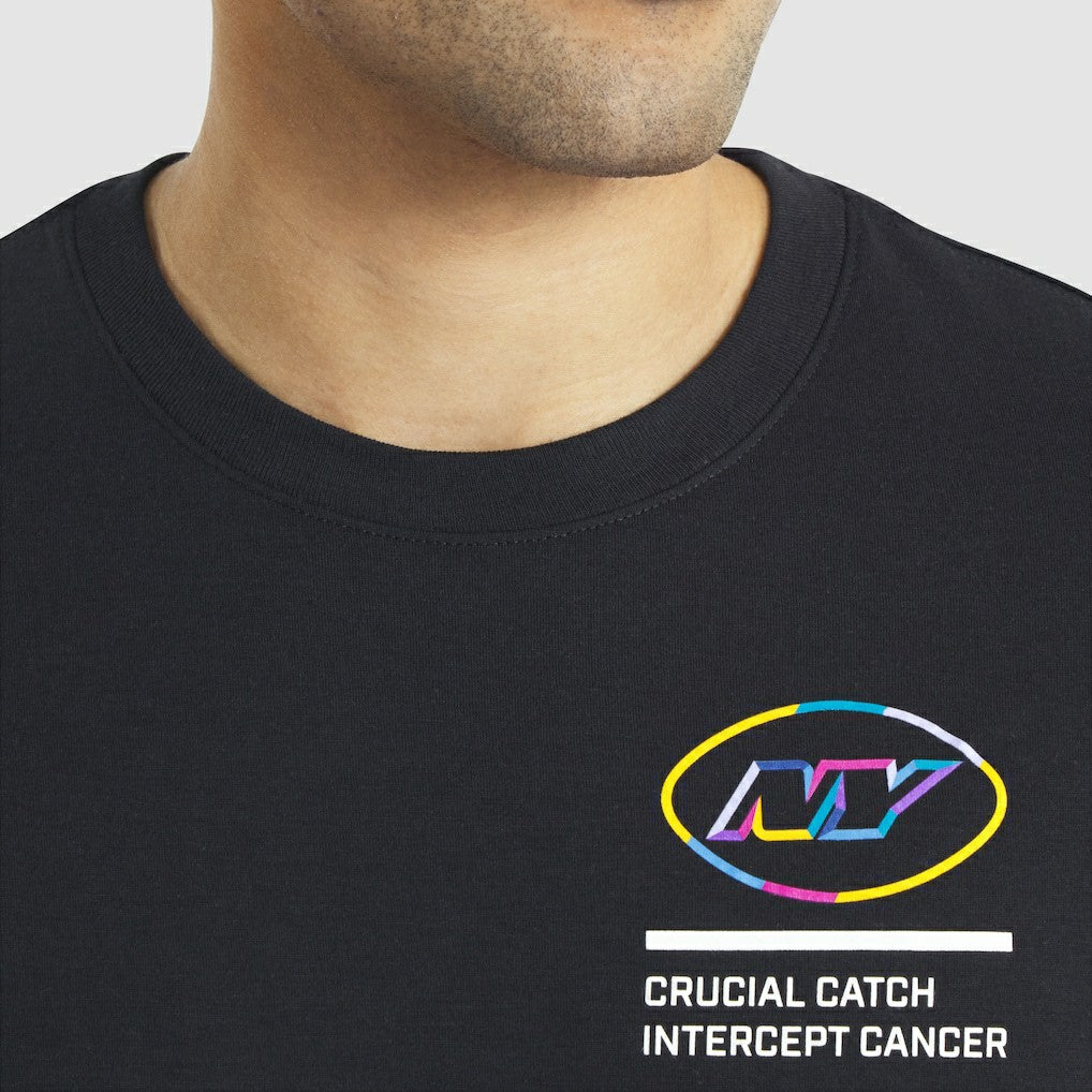 New York Jets 2025 NFL Crucial Catch Tri-Blend Dri-FIT T-Shirt Black